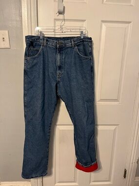 Wrangler Rugged Wear Thinsulate Lined Jeans 38 x 30